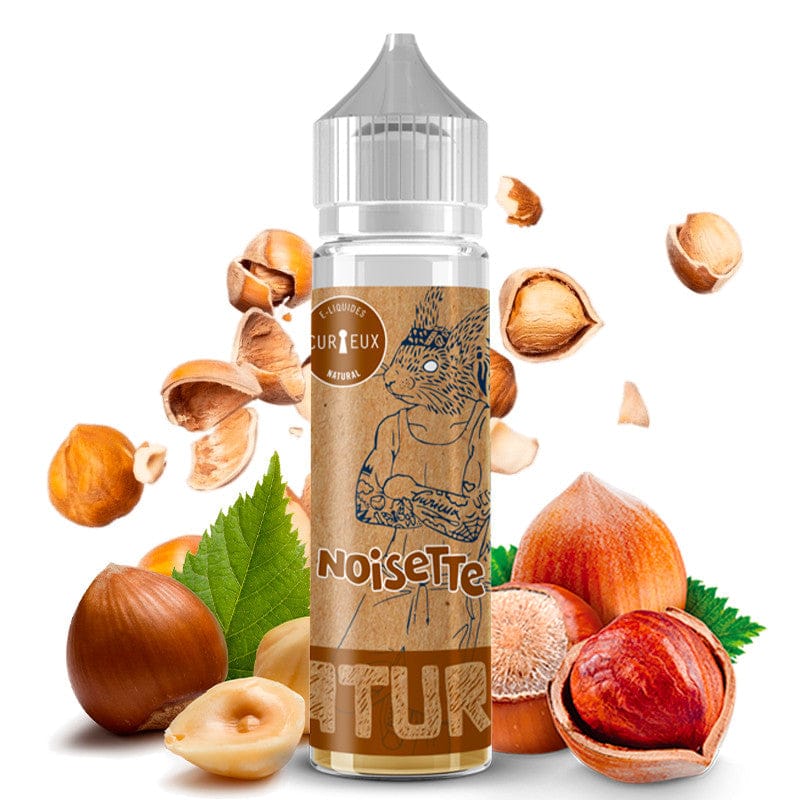 E-liquide Curieux - Edition Natural - Noisette 50ml (Noisettes torréfiées)