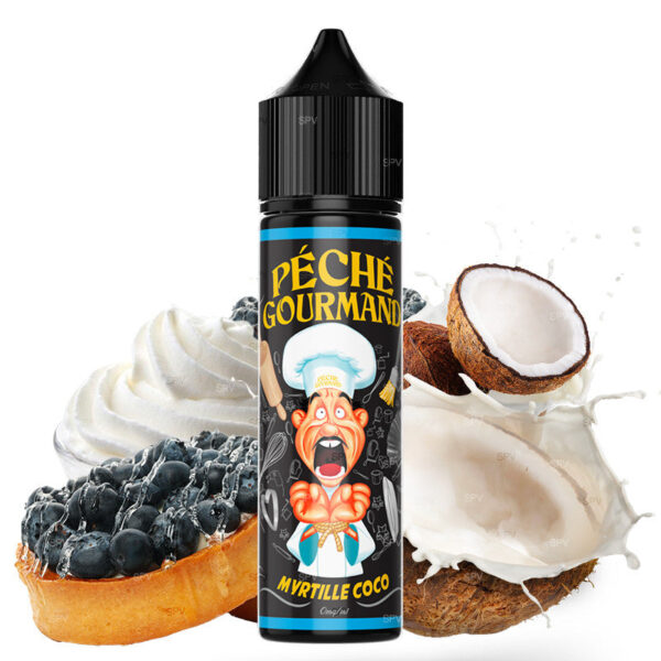E-liquide O'JLab - Péché Gourmand - Myrtille Coco 50ml (Myrtille, Coco)