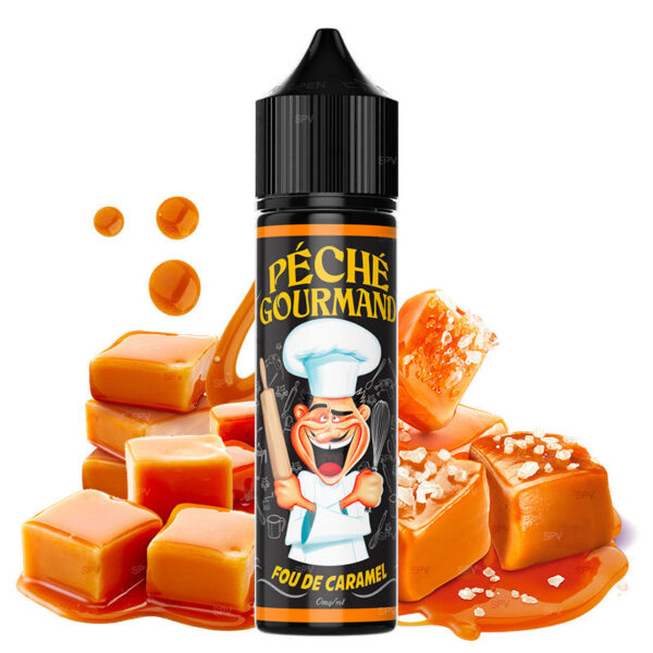 E-liquide O'JLab - Péché Gourmand - Fou de Caramel  50ml (Caramel au beurre salé)