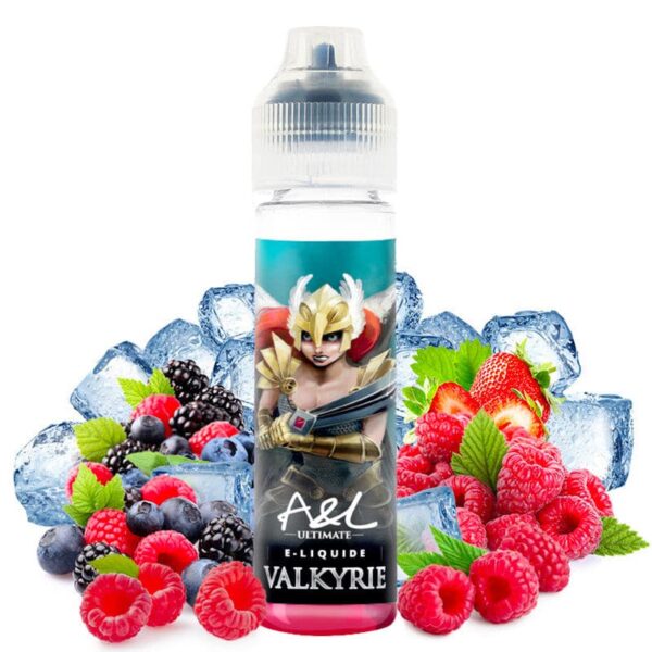 E-liquide Ultimate A&L - Valkyrie shortfill 50ml (Fruits rouges, Framboise, Frais, Ice)