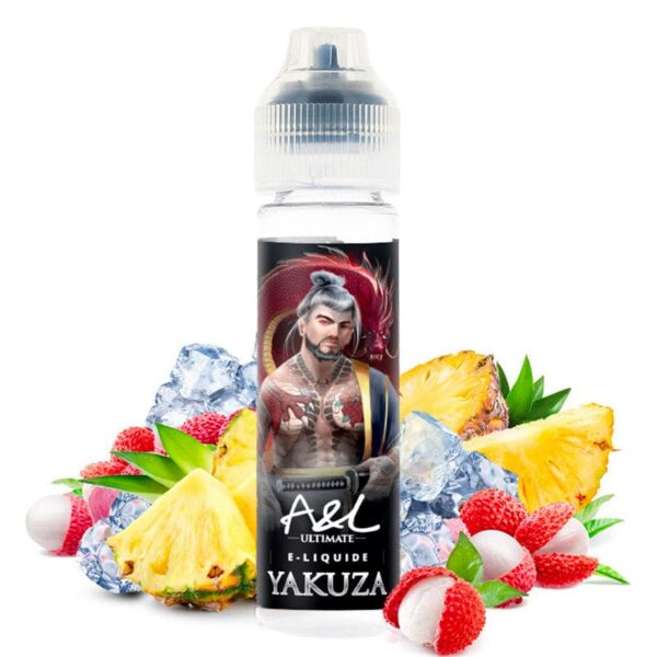 E-liquide Ultimate A&L - Yakuza shortfill 50ml (Ananas, Litchi, Frais, Ice)