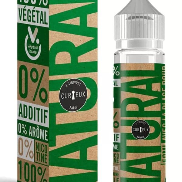 E-liquide Curieux - Edition Natural - Natural shortfill 50ml (Sans arôme)