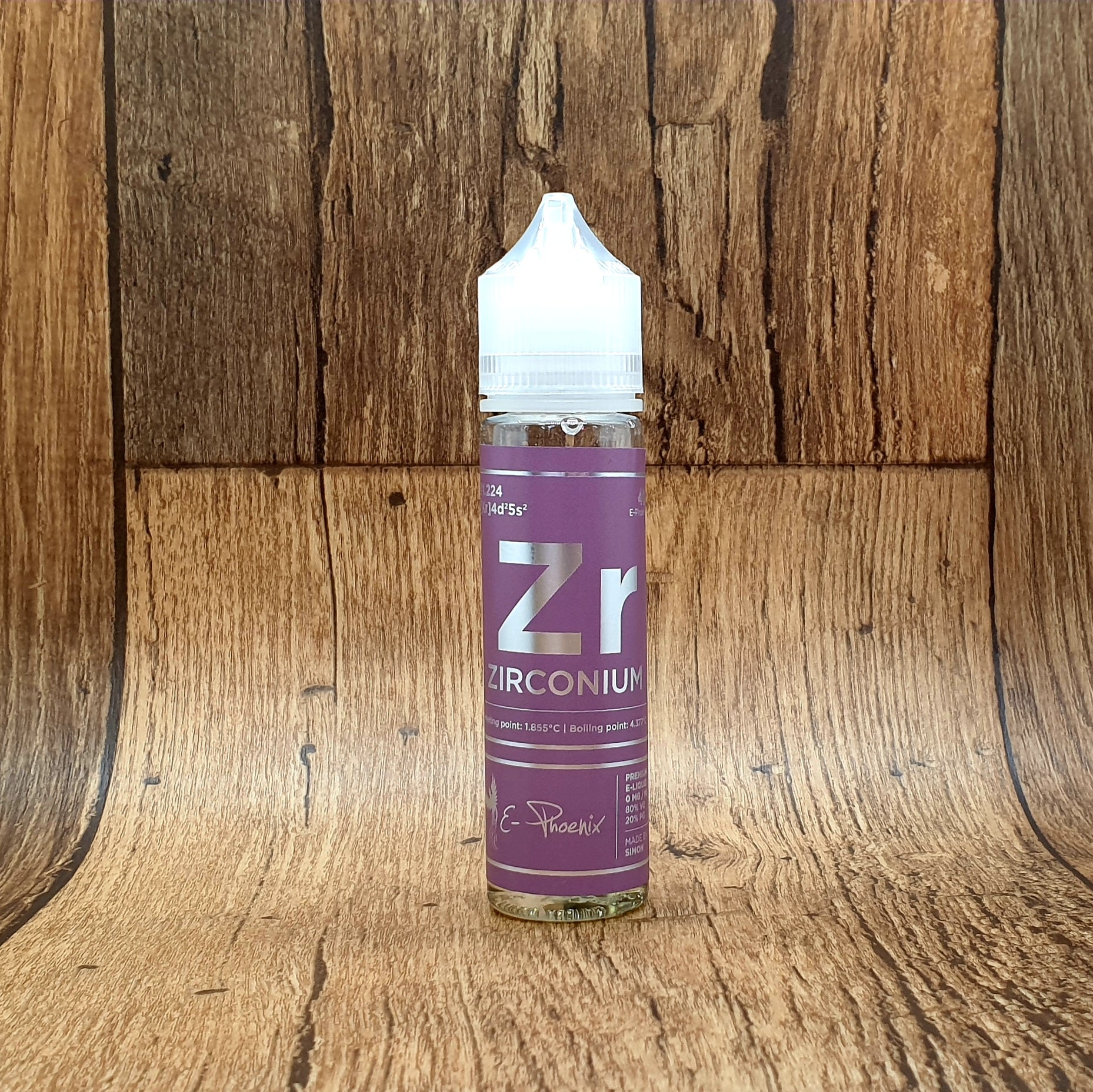 E-liquide E-Phoenix - Zirconium 50ml (Bonbons acidulés à la fraise, Raisin, Kiwi)