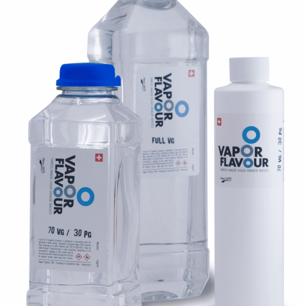 Base 200ml dump glycérine végétale ; propylène glycol Vapor Flavour