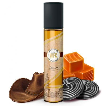 E-liquide WFC - Gibson 60ml (Tabac brun, Caramel, Réglisse)