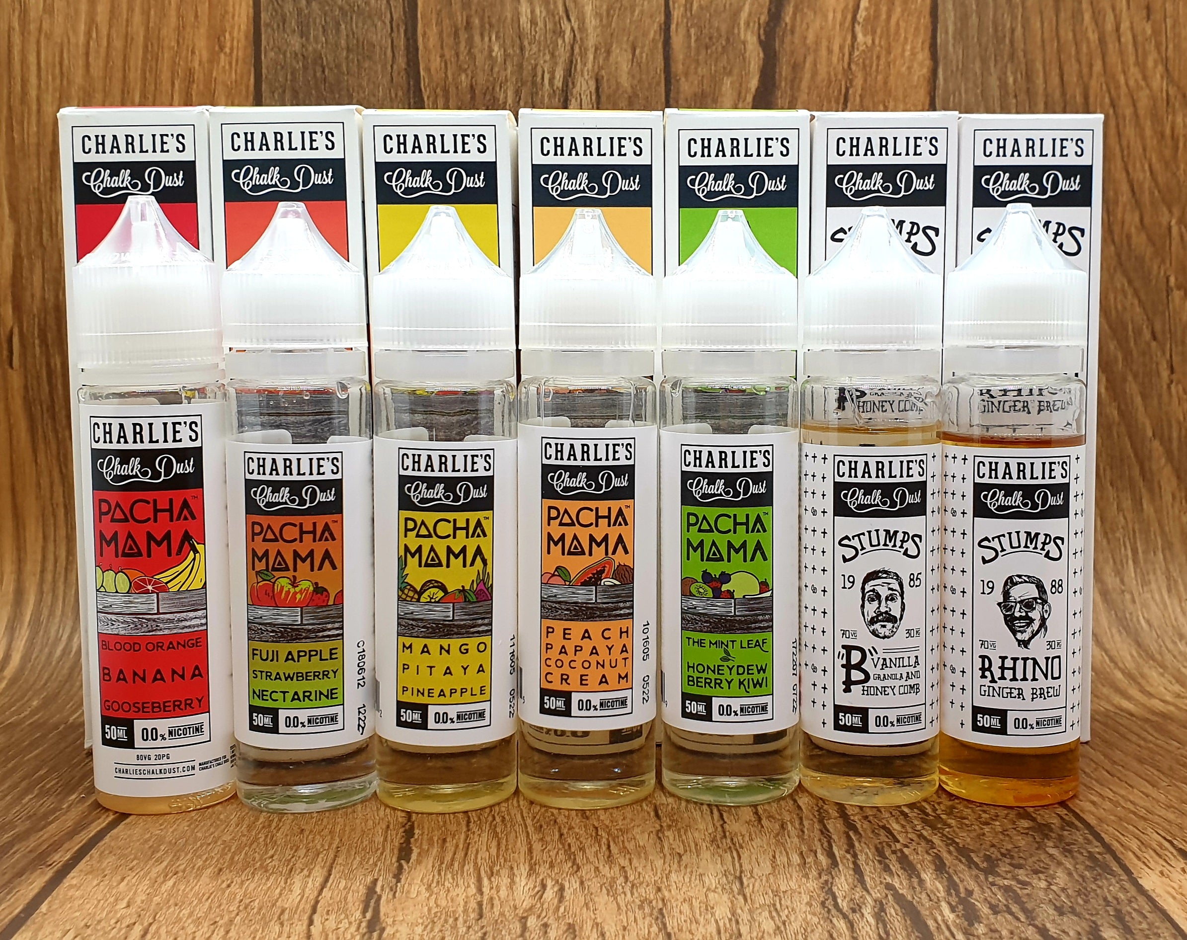 E-liquide Charlie's Chalk Dust - Pachamama The Mint Leaf Honeydew Berry Kiwi 50ml (Melon vert, Miel, Fruits Rouges, Kiwi Menthe) – Image 3