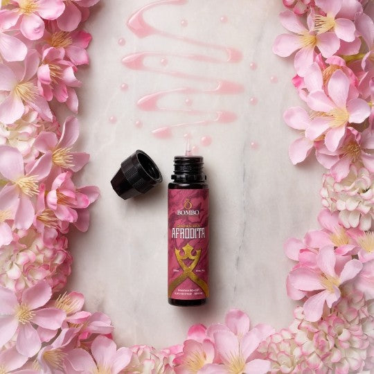 E-liquide Bombo Golden Era - Afrodita 50ml (Barbe à papa, Fraise, Sirop de groseille) – Image 3