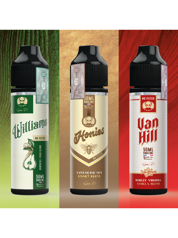 E-liquide VNS - Williams 60ml (Tabac Kentucky, Poire) – Image 3
