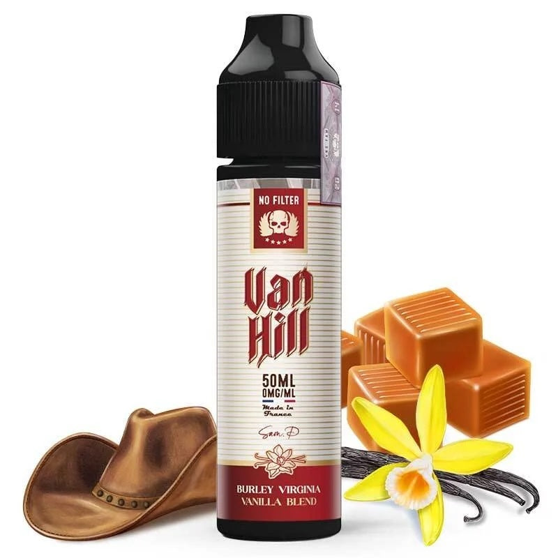 E-liquide VNS - Van Hill 60ml (Tabac Burley, Vanille, Caramel)